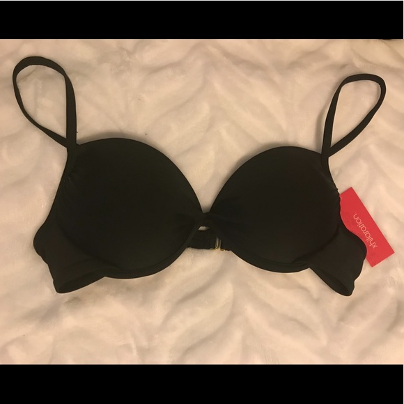 NWT Target Black Bikini Top From Xhilaration - Picture 1 of 3
